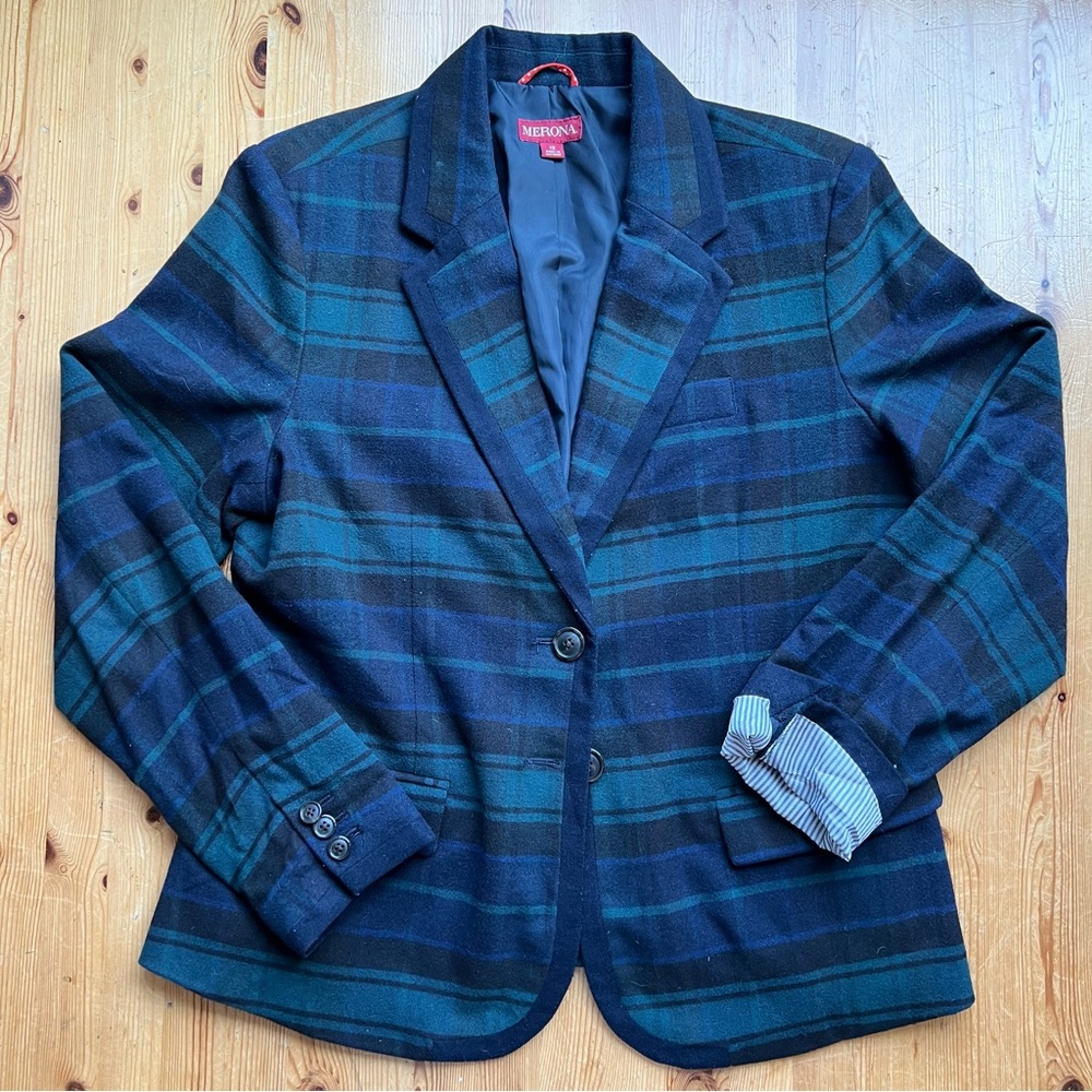 Merona Plaid Blazer